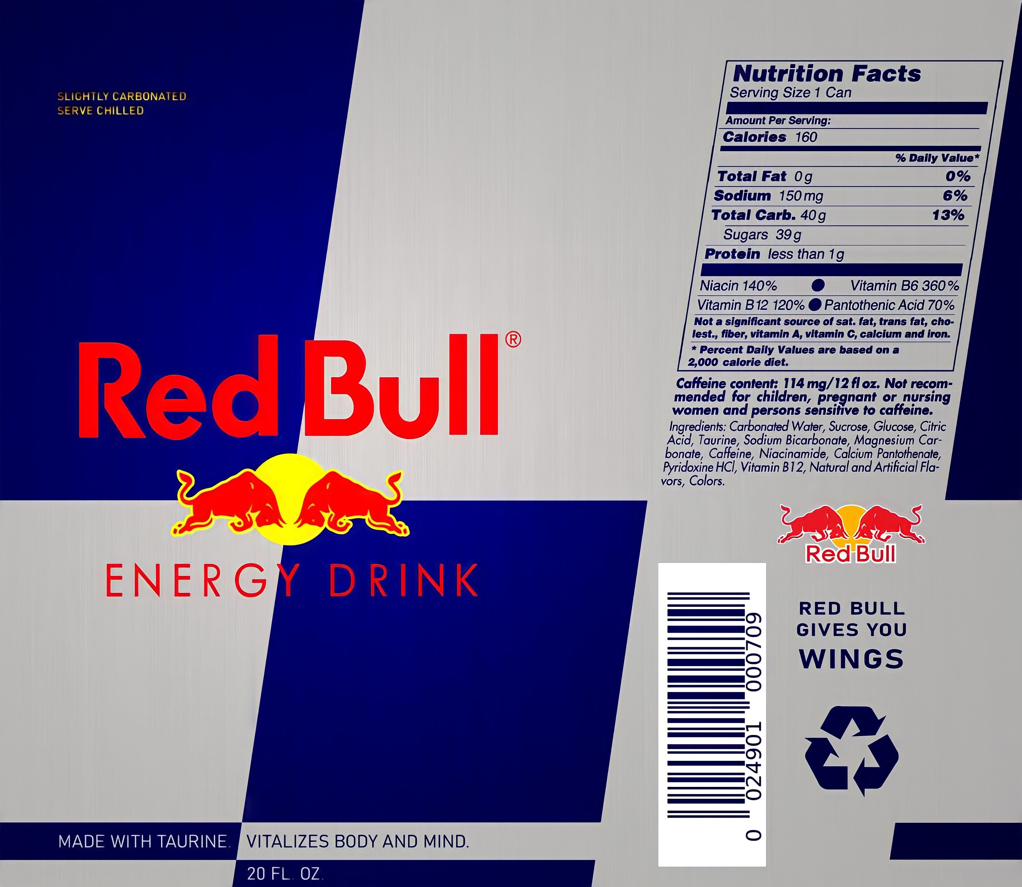 Red bull can