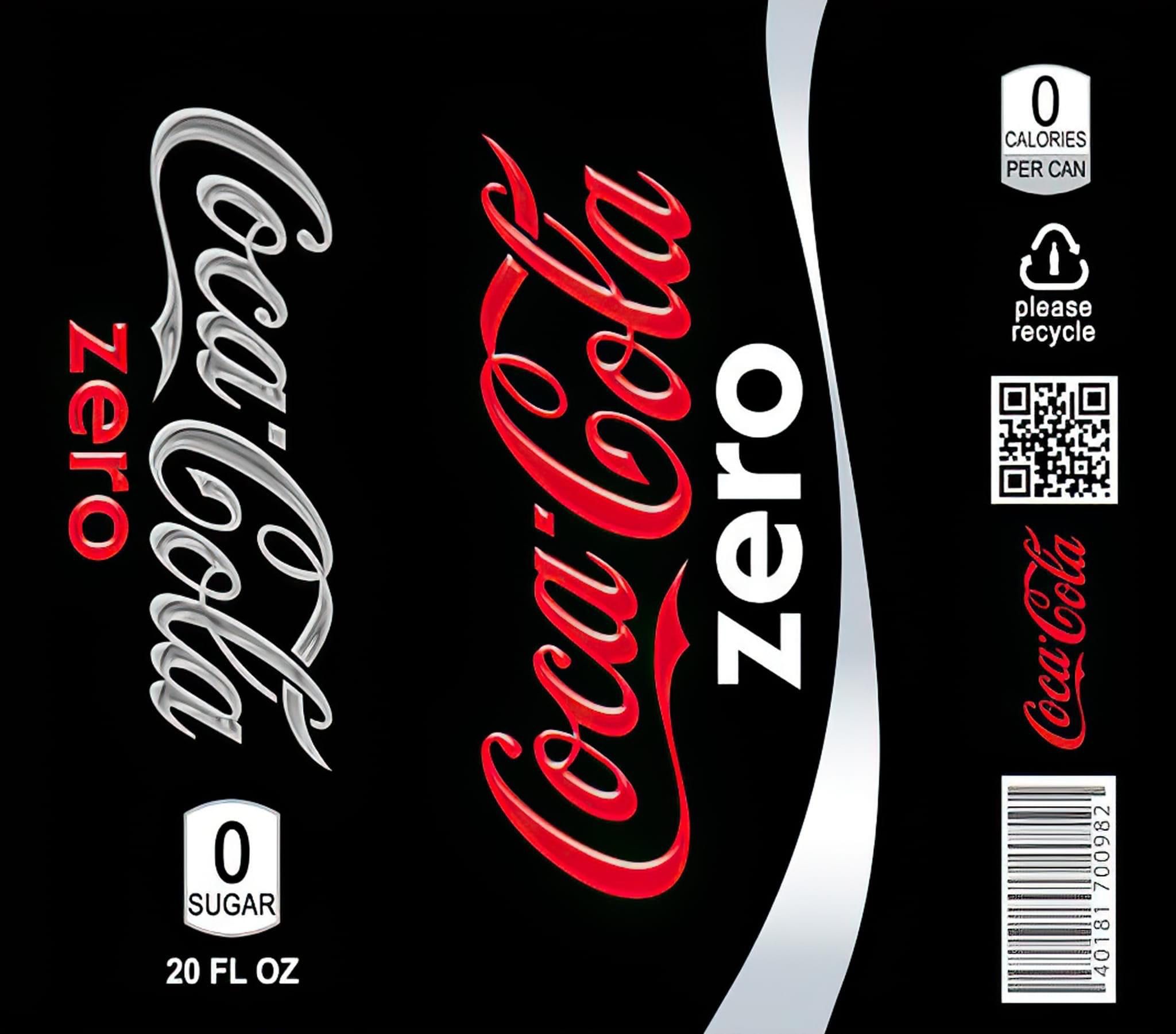 Coca Cola zero can