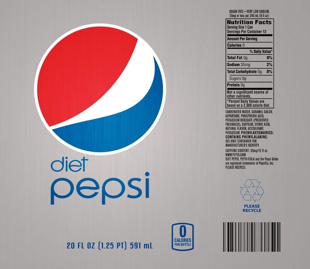 Diet Pepsi can