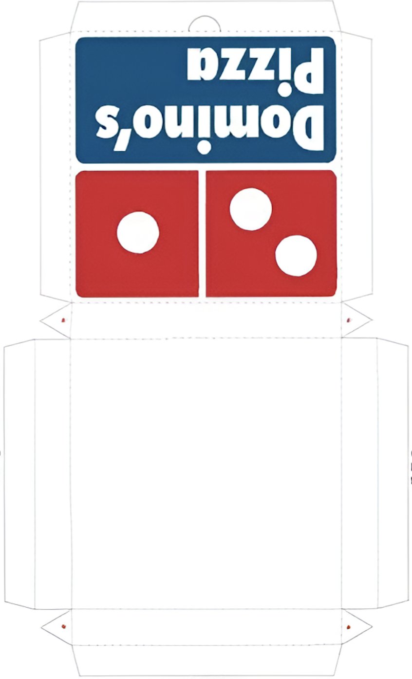 Dominos pizza box