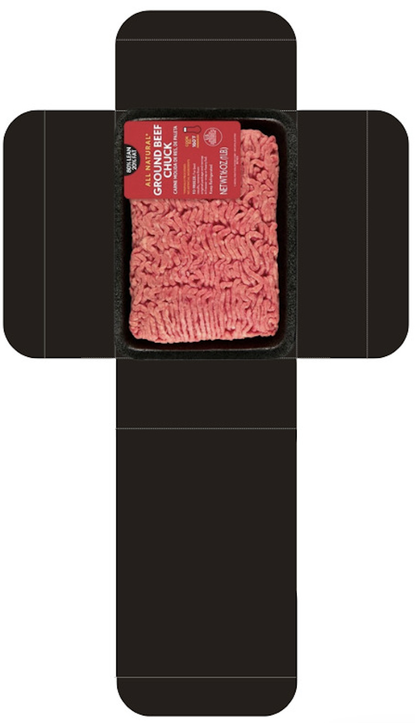 Ground beef package