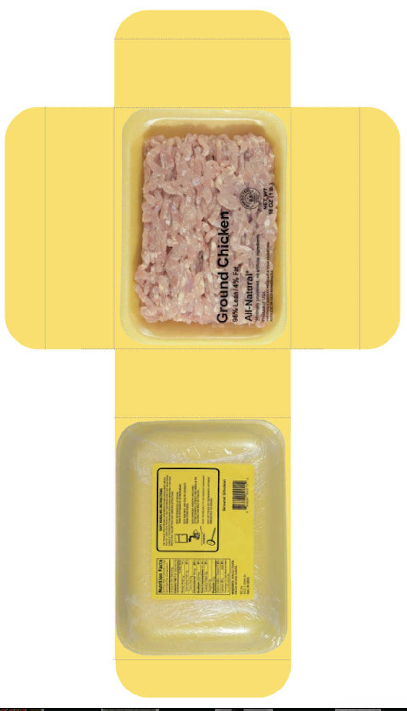 Ground chicken package