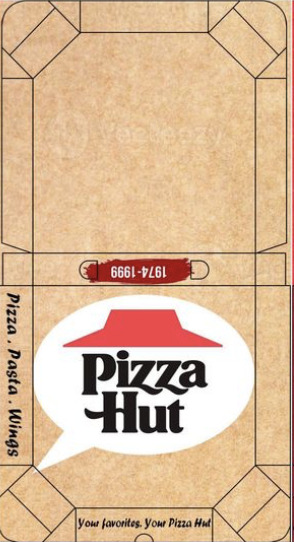 Pizza Hut box packaging