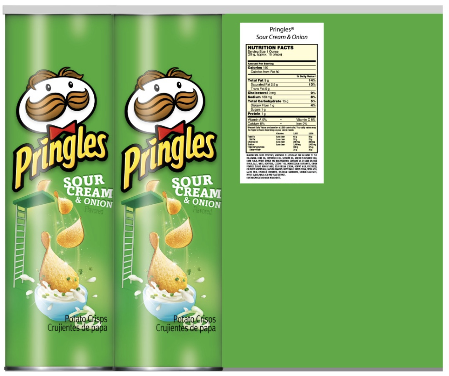 Pringles sour cream and onion